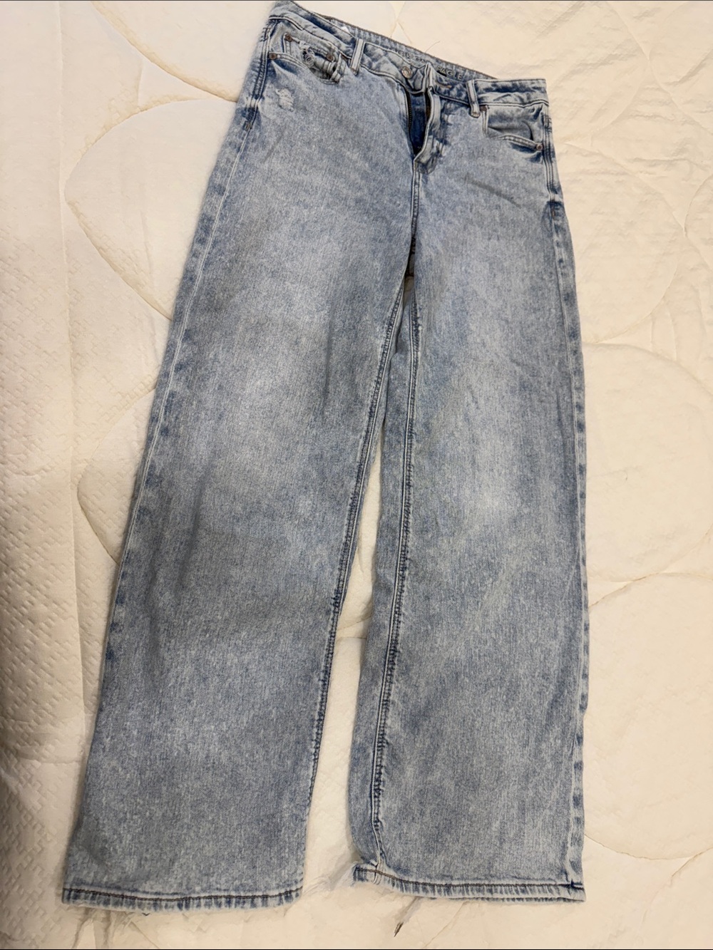 American Eagle Outfitters Light Blue Wide Leg Jeans